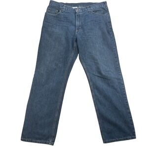 Carhartt Relaxed Fit Jeans Mens 38x32 Blue Denim Workwear Streetwear 101483